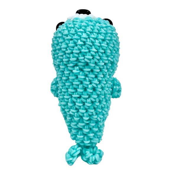 Loomigurumi Kawaii Turquoise Seal Handmade With Love Blue Green - Picture 5 of 10